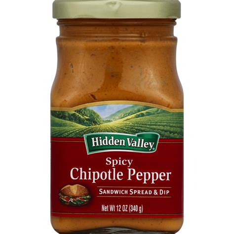 Hidden Valley Spicy Chipotle Pepper Sandwich Spread and Dip logo