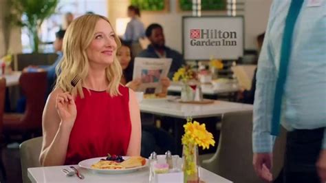 Hilton Garden Inn TV Spot, 'Judy Eats Breakfast' Featuring Judy Greer featuring Judy Greer