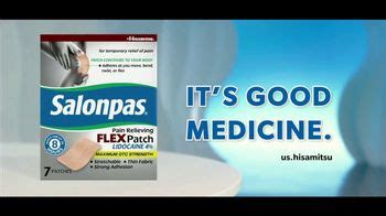 Hisamitsu Pharmaceuticals Salonpas Lidocaine Flex TV Spot, 'Contours to the Body' created for Salonpas