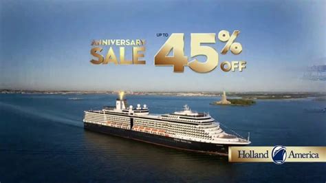 Holland America Line Anniversary Sale TV commercial - Time of Your Life in Europe