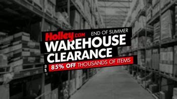 Holley End of Summer Warehouse Clearance TV commercial - Clear the Shelves