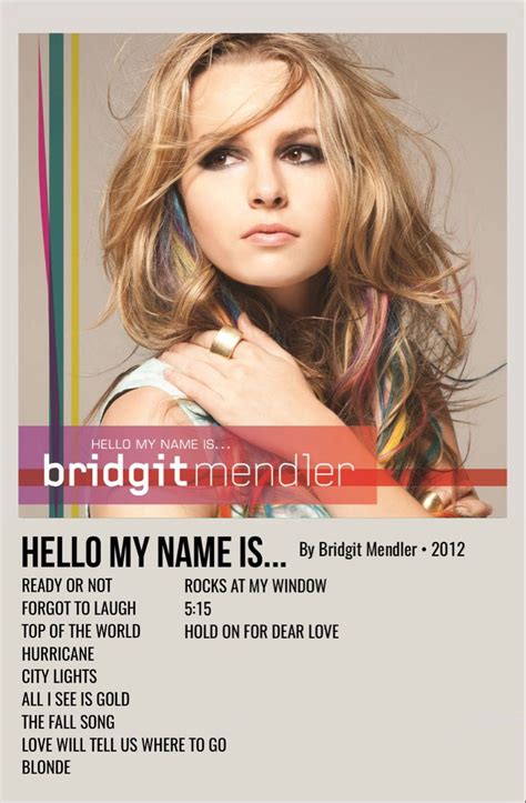 Hollywood Records Bridgit Mendler 