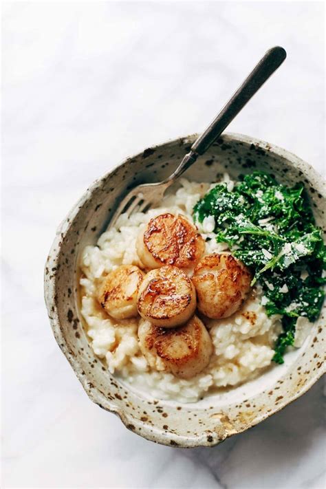 Home Chef Scallops and Parmesan-Garlic Risotto