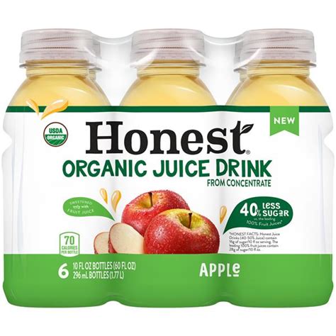 Honest Tea Organic Juice Drink: Apple