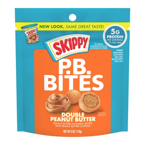 Hormel Foods SKIPPY P.B. Bites Double Peanut Butter