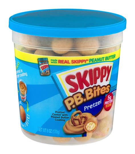 Hormel Foods SKIPPY P.B. Bites Double Peanut Butter logo