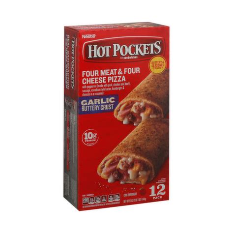 Hot Pockets Four Meat & Four Cheese Pizza logo