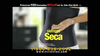 Hot Shapers Hot Belt TV commercial - Moldea tu figura