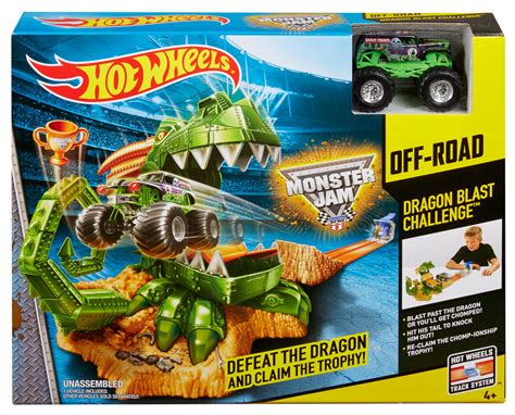 Hot Wheels Monster Jam Dragon Blast Track logo