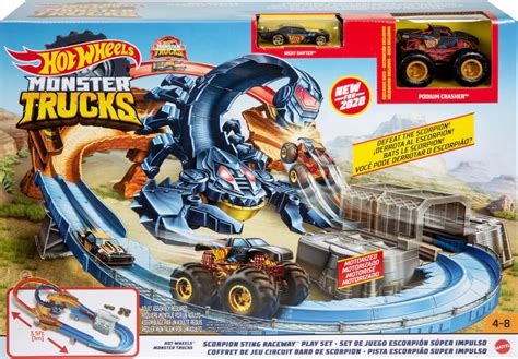 Hot Wheels Monster Trucks Scorpion Sting Raceway logo