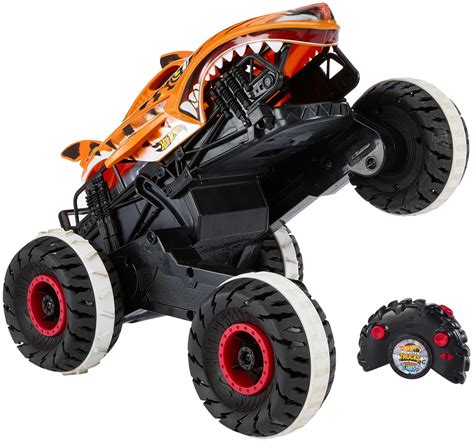 Hot Wheels Monster Trucks Unstoppable Tiger Shark RC logo