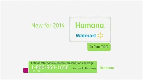 Humana Walmart Medicare Prescription Drug Plan TV commercial - RX Plans