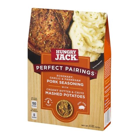 Hungry Jack Rosemary Garlic & Parmesan Seasoning with Butter & Chive Mashed Potatoes logo