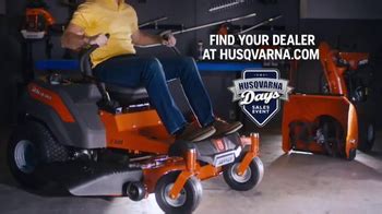 Husqvarna Days Sales Event TV Spot, 'Dealer: Zero Turn Mower' created for Husqvarna