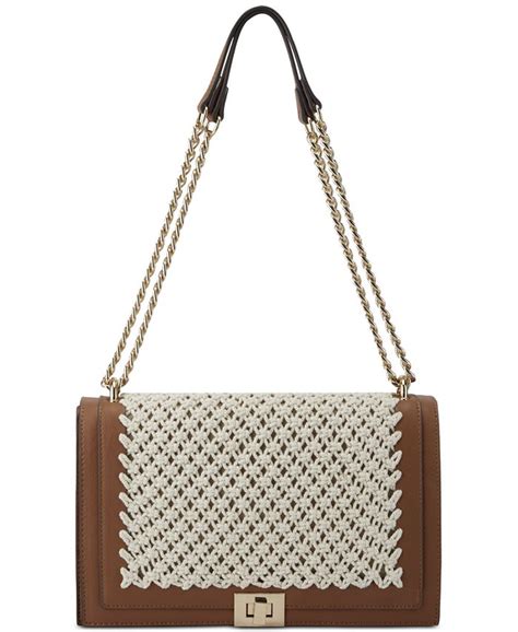 I.N.C. International Concepts Ajae Macrame Small Shoulder Bag Macy’s Exclusive tv commercials