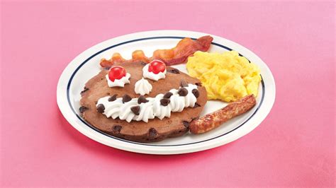 IHOP Funny Face Pancake Combo