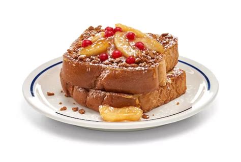 IHOP Gingersnap Apple Thick ‘N Fluffy French Toast