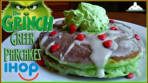 IHOP Grinch's Green Pancakes