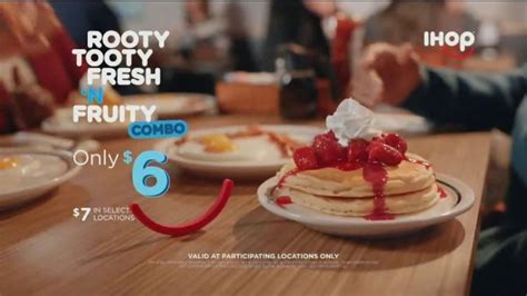 IHOP Rooty Tooty Fresh 'N Fruity Combo TV Spot, 'Get Ready to Say Those Five Little Words' featuring Al Green III