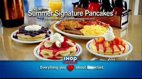 IHOP Signature Pancakes tv commercials