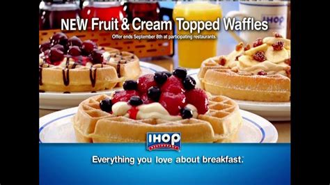 IHOP TV Spot, 'Fruit & Cream Topped Waffles' featuring Antonio Coleman