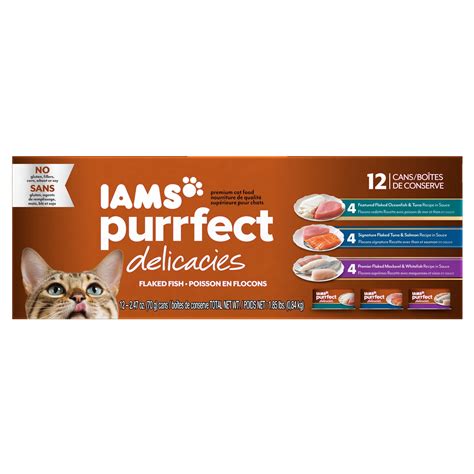 Iams Purrfect Delicacies Flaked Mackerel & White Fish tv commercials