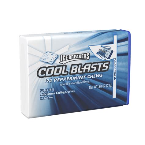 Ice Breakers Cool Blasts Peppermint Chews logo