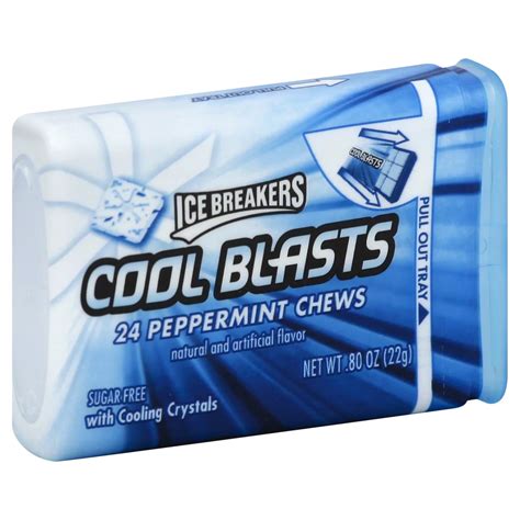 Ice Breakers Cool Blasts Peppermint Chews logo