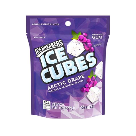 Ice Breakers Ice Cubes Arctic Grape logo