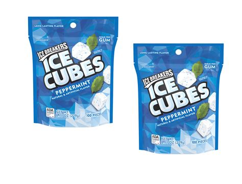 Ice Breakers Ice Cubes Peppermint Pocket Pack logo