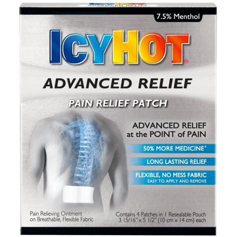 Icy Hot Advanced Relief Pain Relief Patch