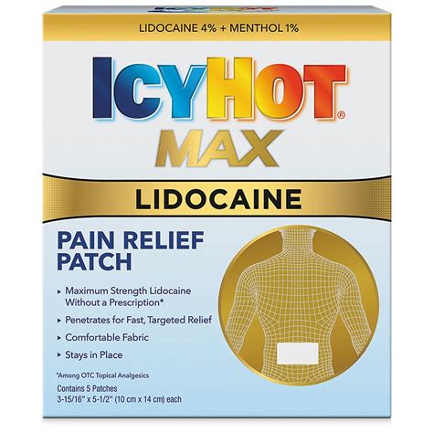 Icy Hot Lidocaine Patch tv commercials