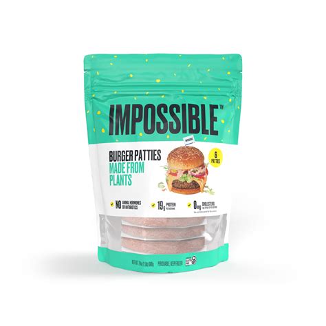 Impossible Foods Burger Made From Plants logo