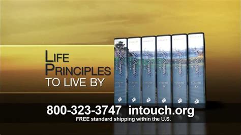 In Touch Ministries Life Principles Bible TV commercial - To Us from God