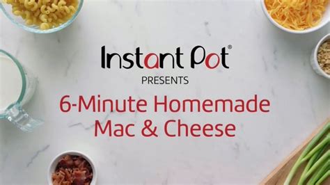 Instant Pot TV Spot, 'Mac & Cheese'