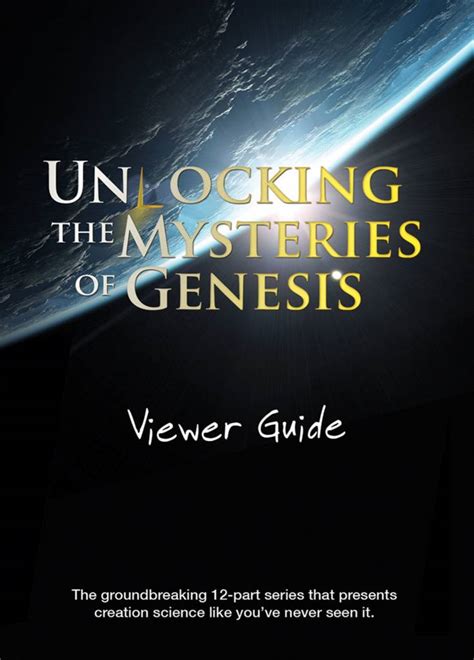 Institute for Creation Research Unlocking the Mysteries of Genesis tv commercials