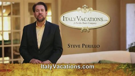 ItalyVacations.com TV Spot, 'Ciao' Featuring Steve Perillo