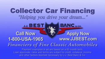 J.J. Best Bank & Co. TV Spot, 'Collector Car Financing'