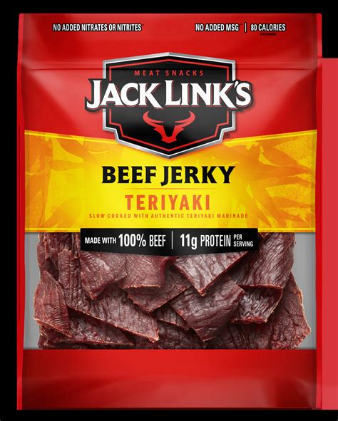 Jack Link's Beef Jerky Teriyaki Beef Steak Strips logo