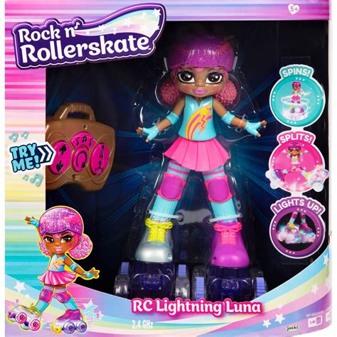 Jakks Pacific Rock n' Roller Skate Girl Lightning Luna Fashion Doll tv commercials