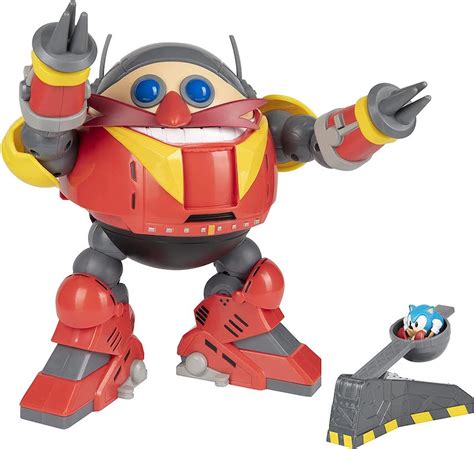 Jakks Pacific Sonic The Hedgehog Giant Eggman Robot Battle Set with Catapult logo