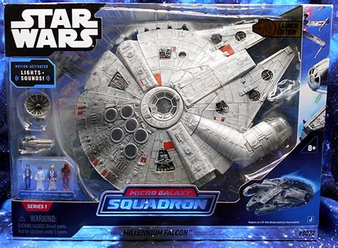 Jazwares Toys Micro Galaxy Squadron Millennium Falcon tv commercials