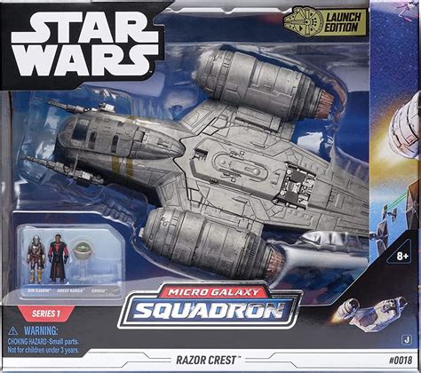 Jazwares Toys Micro Galaxy Squadron Razor Crest logo