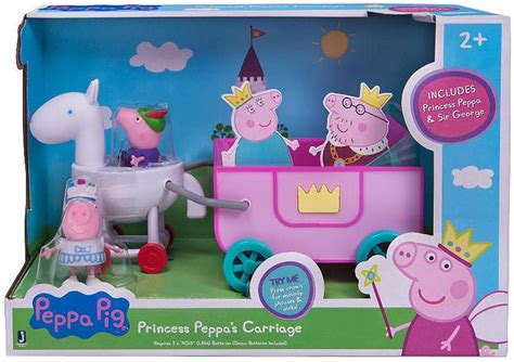 Jazwares Toys Peppa Pig Princess Peppa's Royal Carriage Playset