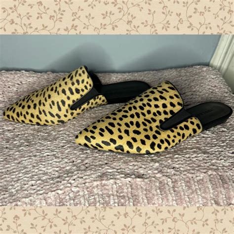 Jenni Kayne Cheetah Pony Hair Mule logo