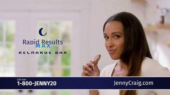 Jenny Craig Rapid Results Max TV Spot, 'Amy: Recharge Bar'