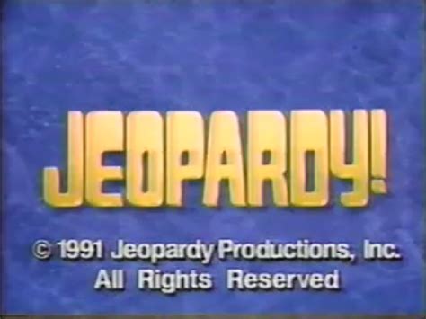 Jeopardy Productions, Inc. Newsletter tv commercials