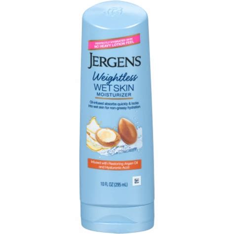 Jergens Wet Skin Moisturizer with Restoring Argan Oil logo