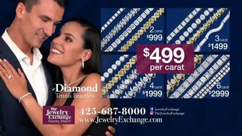 Jewelry Exchange TV Spot, 'Stackable Bands, Tennis Bracelets, When Two Hearts Become One Pendant'