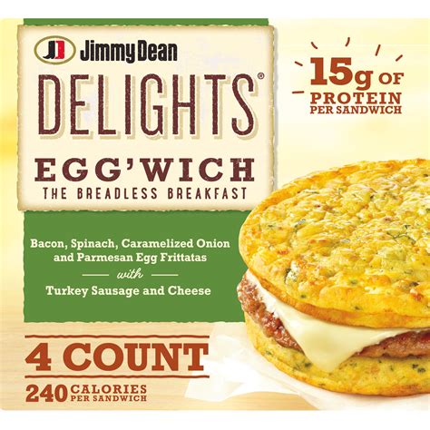 Jimmy Dean Delights Egg'Wich Turkey Sausage and Cheese tv commercials